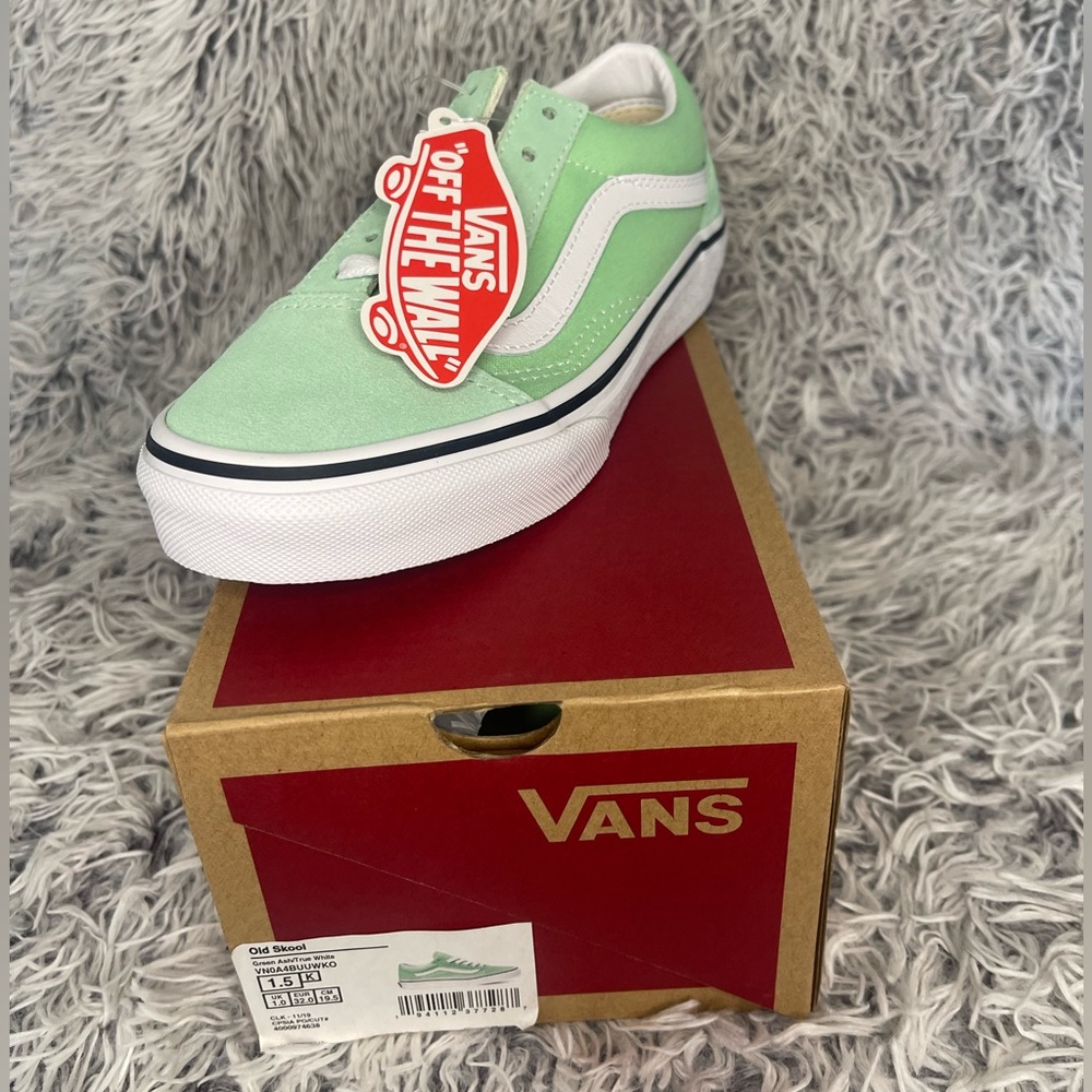 Vans Old Skool Green Ash/True White 1.5K